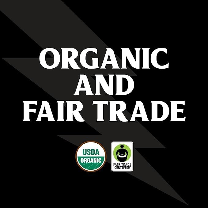 Death Wish Coffee, Organic and Fair Trade, Light Roast Coffee Pods (50 Count)