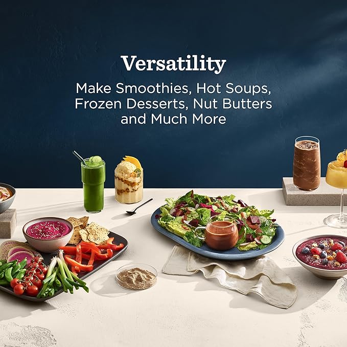 Vitamix Ascent Series X5 Blender with 10 Blending Programs, Self-Cleaning Program, Professional-Grade Blender for Smoothies, Soups and More, Stainless-Steel Blades, 48 Oz Container, Polar White