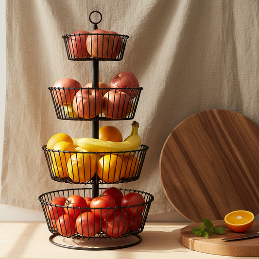 Stackable Fruit Basket Kitchen Counter Food Organizer: A Room-by-Room Guide to Reclaiming Your Counter Space