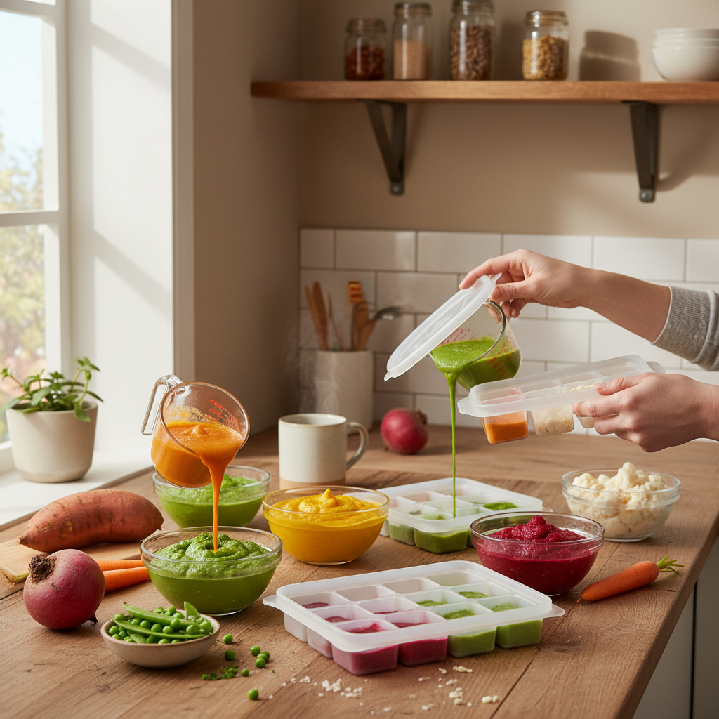 Silicone Freezer Trays for Baby Food Prep on a Budget: How to Get a Full Week of Healthy Purees Without Spending a Fortune