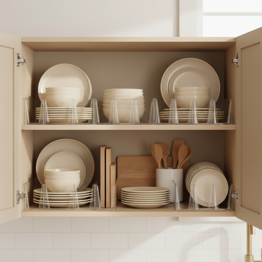 Stackable Dinnerware Plate Organizer Storage Solutions for Home Cooks: What Actually Works in a Crowded Kitchen Cabinet