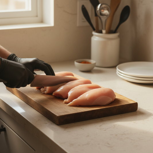 Nitrile Disposable Gloves in the Kitchen: A Room-by-Room Guide to Food Prep Safety