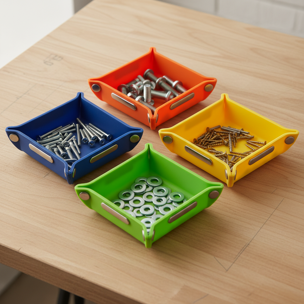 Small Space, Big Impact: How to Use Collapsible Magnetic Parts Trays in Your Workshop and Kitchen