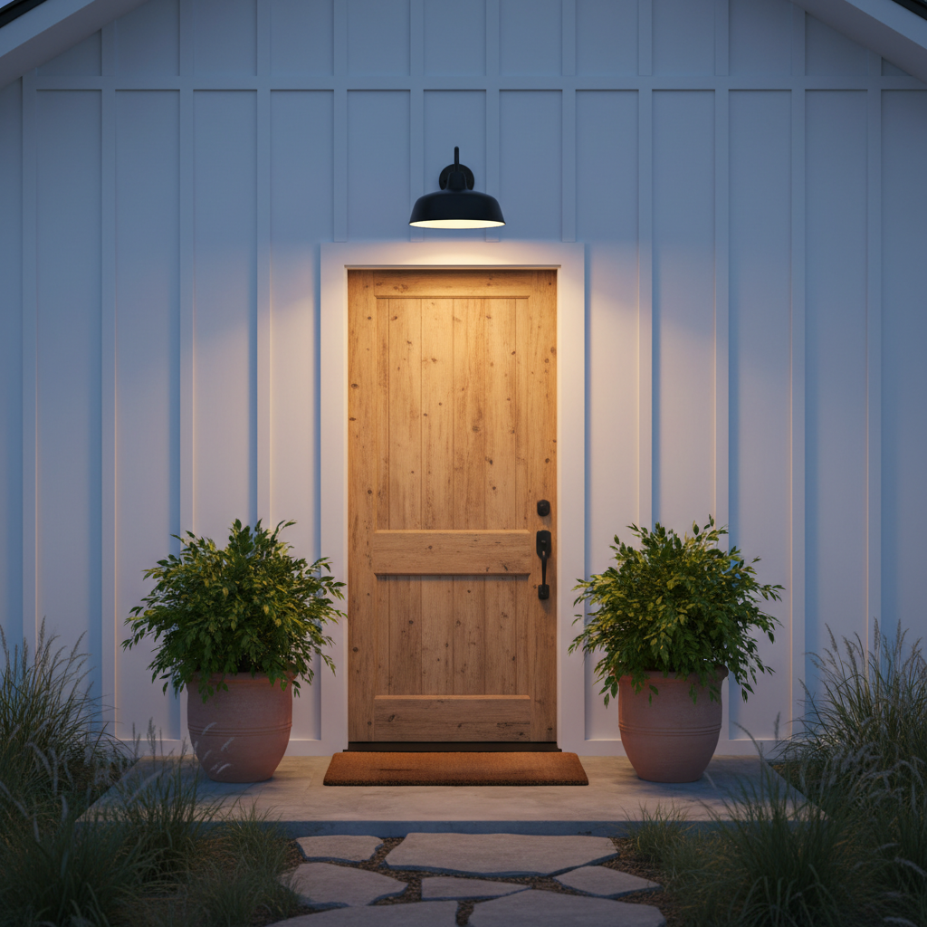 Farmhouse Barn Wall Light for Your Outdoor Home Exterior on a Budget: How to Get That Rustic Curb Appeal Without Spending a Fortune