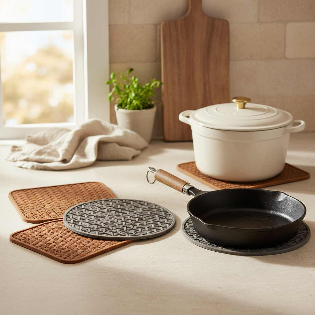 Beyond Material: What Really Matters When Choosing a Trivet Hot Pad Set for Kitchen Countertop Protection