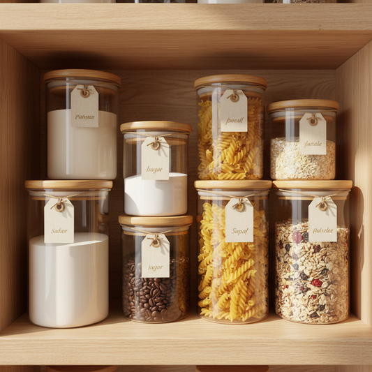 The Real Difference Between Airtight Glass Canisters and Plastic Bins for Pantry Organization — And Which One Fits Your Kitchen Setup