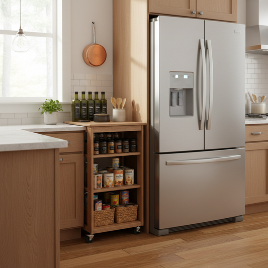 Rolling Pantry Cart for Slim Kitchen Spaces on a Budget: How to Get Maximum Storage Without Spending a Fortune