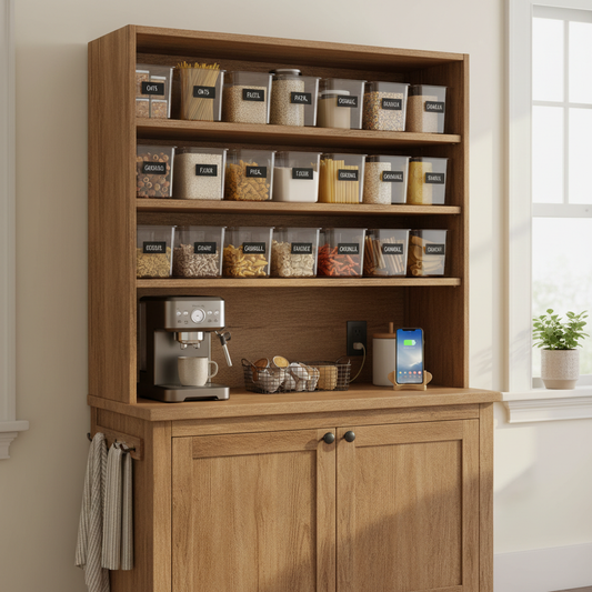Choosing a Farmhouse Pantry Cabinet with Charging Station in a Busy Kitchen: A Room-by-Room Guide to Smarter Storage