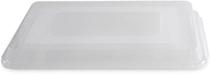 Nordic Ware Naturals Half Sheet Set - USA Made Aluminum Commercial Quality Sheet Pan for Baking or Roasting, Encapsulated Galvanized Steel Rim Prevents Warping, 2pk Half + Lid