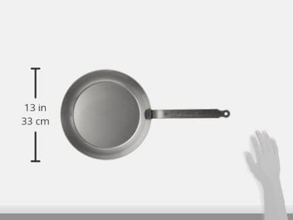 Matfer Bourgeat Black Carbon Steel Frying Pan, 11 3/4"