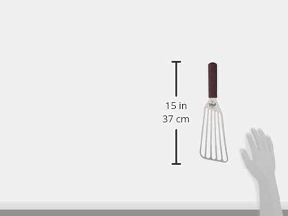 Mercer Culinary Hell's Handle, Large Fish Turner/Spatula, left Handed, 4 inch x 9 inch