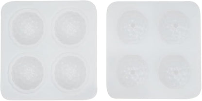 Pastry Tek 4 Cavities Fruit Silicone Mold, 1 Oven-Ready Berry Mold - Flexible, Freezable, White Silicone Lychee Berry Mold, Easy Release, For Baking - Restaurantware