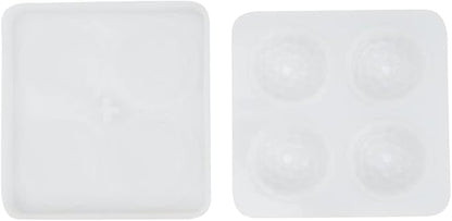 Pastry Tek 4 Cavities Fruit Silicone Mold, 1 Oven-Ready Berry Mold - Flexible, Freezable, White Silicone Lychee Berry Mold, Easy Release, For Baking - Restaurantware
