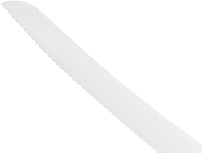 Mercer Culinary Praxis Curved Bread Wavy Edge Knife with Rosewood Handle, 10 Inch, Wood