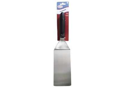 Winco 8" x 4" Griddle Spatula/Turner for Burgers, Steaks and More, Black
