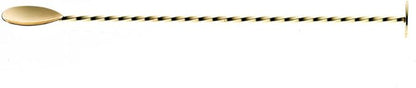 Barfly Muddle Bar Spoon, Muddler 11 13/16" (30 cm), Gold