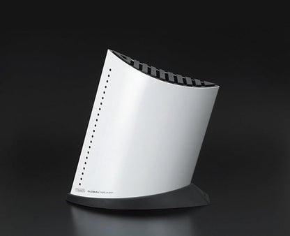 Global GKB-52/CW, 10 Slot Knife Block, White