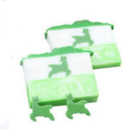 Tube Column Silicone Soap Chistmas Elk Candle Mold Embed Soap Making Supplies Silicone Mold for Soap