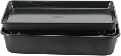 Nonstick Ceramic Bakeware Set – 8 Piece Baking Pans Set, Oven Safe to 450°F, Includes Muffin Pans, Cookie Sheets, Loaf, Roaster, Round & Square Pans, BPA-Free