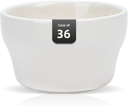 Stoneware Narrow Rim Commercial Grade Dinnerware America White, Bouillon Cup 7.25oz, Case of 36