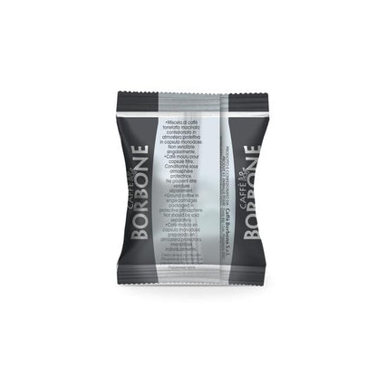 Caffè Borbone Black Blend Nespresso Compatible Espresso Coffee Pods, 50 Count Espresso Pods
