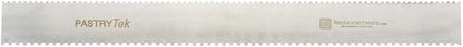 Restaurantware 19.8 Inch x 2 Inch Cake Comb 1 Square Decorating Comb - Double-Sided Assorted Edges Stainless Steel Icing Smoother For Decorating Or Sculpting Desserts