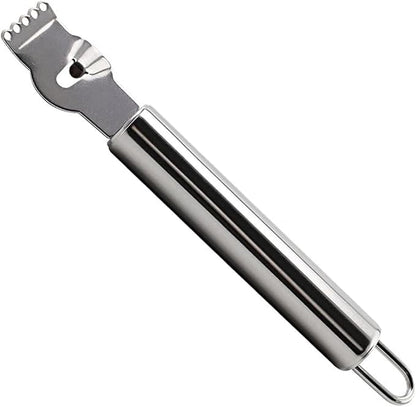 Stainless Steel Lemon Zester Grater with Channel Knife and Hanging Loop Lemon Orange Citrus Zester Grater Grips Kitchen Tool Practical Processed Graters, Peelers and Slicers
