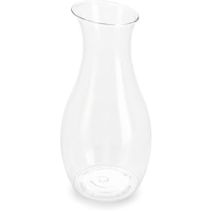 Carlisle FoodService Products 7090207 Cascata Carafe Juice Jar Beverage Decanter Only, Plastic, 1 L, Clear (Pack of 12)