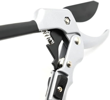 SK5 Ratchet Pruning Shears for Weak Hands Heavy Duty Garden Clippers with Spring Assist and Ergonomic Grip for Branches and Fruit Trees