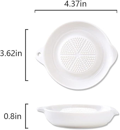Advanced Ceramic Grater for Ginger, Garlic and Onion, 4 Inches (4-Inch)