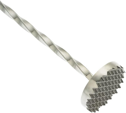 Barfly Muddle Bar Spoon, Muddler 15 3/4" (40 cm), Stainless Steel,M37019