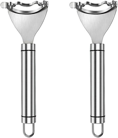 Corn Peeler Cob Stripper, Stainless Steel Cob Remover, Corn Planer Cutter Thresher Scraper, Stripping Tool for Home Kitchen, Corn Scraper 2 PCS