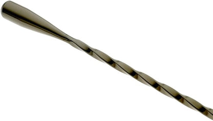 Barfly Bar Spoon, Teardrop End 15 3/4" (40.0 Cm), Gun Metal Black