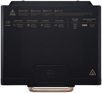 BALMUDA The Toaster Pro | Steam Oven Toaster | 6 Modes: Shokupan, Golden Toast, Pizza, Croissant, Oven, Salamander Grill | Precise Temperature Control | Compact Design | Black