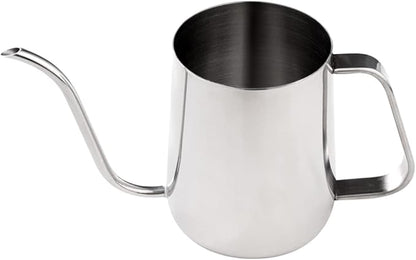 Restaurantware Restpresso 12 Ounce Gooseneck Kettle, 1 Dishwashable Pour Over Kettle - With Thermometer Hole, Non-Stick Coating, Stainless Steel Stovetop Kettle, Built-In Handle, - Restaurantware