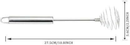 Whisk, Stainless Steel Spring Whisk, Balloon Whisk Egg Beater for Blending, Whisking, Beating, or Stirring