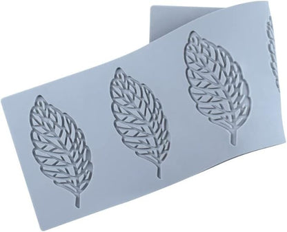 Hollow Leaf Silicone Mold Chocolate Candy 3D Hollow Leaf Candy Mold Food Cooking Meals Decorations Fondant Mold Polymer Clay Molds
