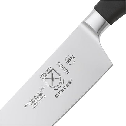 Mercer Culinary M21079 Genesis 9-Inch Short Bolster Chef's Knife,Black