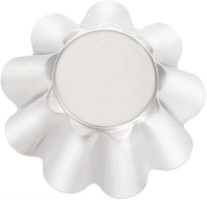 Unomor Pcs Stainless Steel Sauce Dish Egg Tart Tins Egg Tart Shell Baking Pan Puto Molder Filipino Baking Supplies Dish Mini Paper Cups Mold Cake Portuguese s