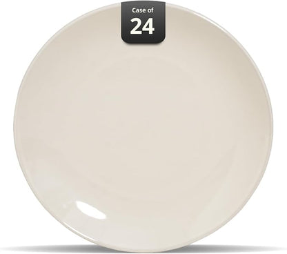 Stoneware Coupe Commercial Grade Dinnerware, Ivory, Plate 9", Case of 24