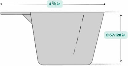 5 Oz. (2/3 Cup | 150 mL) Scoop for Measuring Coffee, Pet Food, Grains, Protein, Spices and Other Dry Goods (Pack of 5)