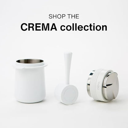 CREMA Coffee Products Replacement Steam Lever for Breville Espresso Machines | Ergonomic Stainless Steel Design | Compatible with Barista Express, Infuser, Barista Pro | Easy Grip | White Finish