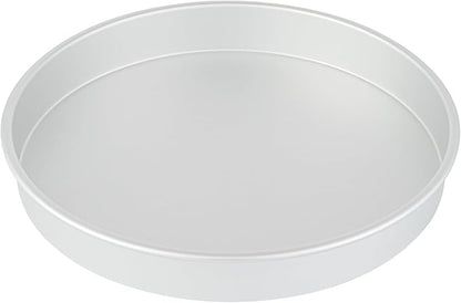 Restaurantware-Met Lux 14 x 2 Inch Straight-Sided Baking Tins, 12 Round Cake Pans - Oven-Ready, Freezable, Anodized Aluminum Round Baking Pans, Greaseproof, For Layer Birthday Cakes