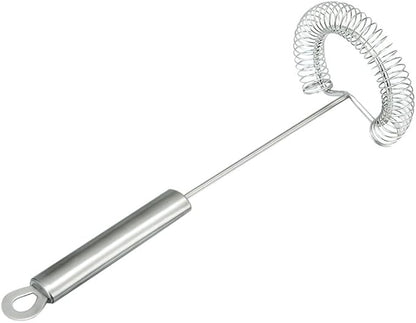 Whisk,Spiral Whisks Egg Beater for Blending Mixing Stirring, Non-Stick Stainless Steel Whisk,11.2 inch