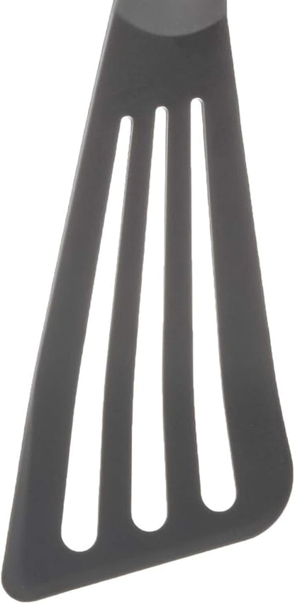 Mercer Culinary Hell's Tools Hi-Heat Slotted Spatula, 12 Inch x 3.5 Inch, Gray