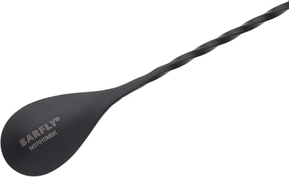 Barfly Standard Bar Spoon, Japanese Style 13 3/16" (33.5 cm), Matte Black