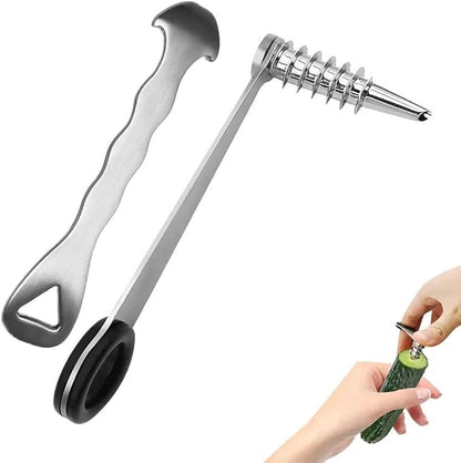 Orange Peeler Tool – 304 Stainless Steel Citrus Peeler for Oranges, Lemons & Grapefruits, Ergonomic Safe Cutter & Easy Fruit Skin Remover, Durable Handheld Citrus Slicer