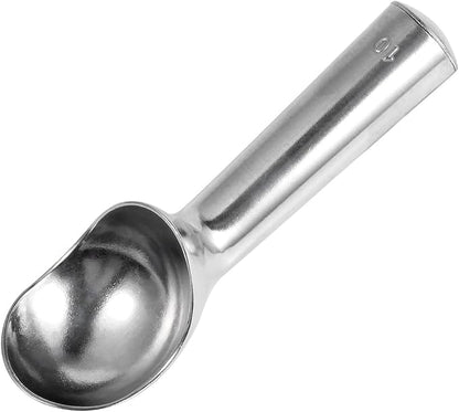Aluminum Ice Cream Scoop, Large Ice Cream Scooper, Silver, Comfortable to Hold, Lightweight