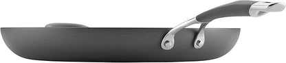 Circulon - 83906 Circulon Radiance Hard Anodized Nonstick Frying Pan / Fry Pan / Hard Anodized Skillet with Helper Handle - 14 Inch, Gray