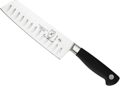 Mercer Culinary M21067 Genesis 7-Inch Granton Edge Nakiri Vegetable Knife